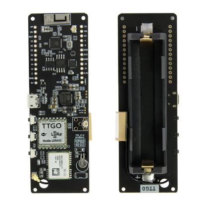 TTGO T-Beam ESP32 Bluetooth WiFi Module 433MHz GPS NEO-M8N LORA 32 Module with Antenna & 18650 Battery Holder by TTGO