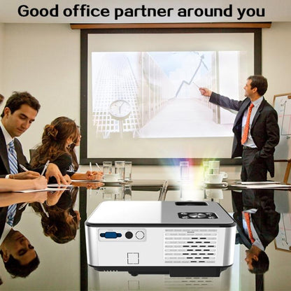 Cheerlux C9 1280x720 720P HD Smart Projector, Support HDMI x 2 / USB x 2 / VGA / AV (Black Grey) - LED Projector by Cheerlux | Online Shopping UK | buy2fix