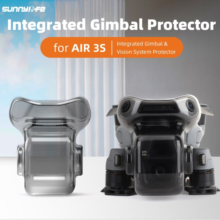 For DJI Air 3S Sunnylife Integrated Gimbal Cover Transparent Lens Cap Vision System Protector (Grey) - Other by Sunnylife | Online Shopping UK | buy2fix