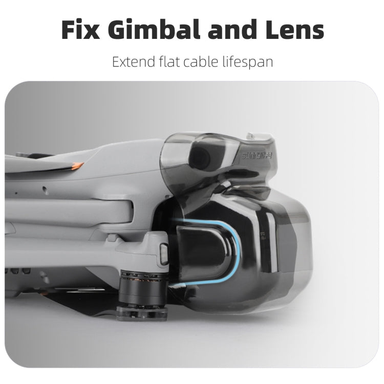 For DJI Air 3S Sunnylife Integrated Gimbal Cover Transparent Lens Cap Vision System Protector (Grey) - Other by Sunnylife | Online Shopping UK | buy2fix