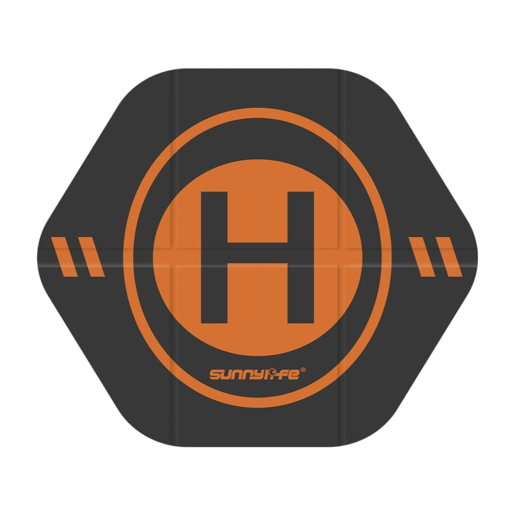 Sunnylife Drone Landing Pad 35cm Fast-Fold Double-Sided Leather Waterproof Helipad for DJI Neo / Avata 1 / 2 / Mini Series (Yellow+Orange) - Other by Sunnylife | Online Shopping UK | buy2fix