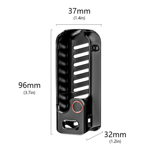 For DJI OSMO Pocket 3 STARTRC Body TPU Cover Case (Black) - Case & Bags by STARTRC | Online Shopping UK | buy2fix