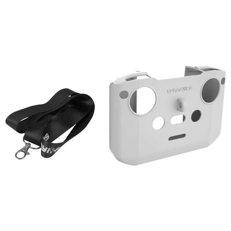 For DJI Neo / Mini 4 Pro / RC-N3 / RC-N2 / RC-N1 Sunnylife Controller Protective Cover Silicone Case with Neck Strap (Grey) - Cases & Bags by Sunnylife | Online Shopping UK | buy2fix
