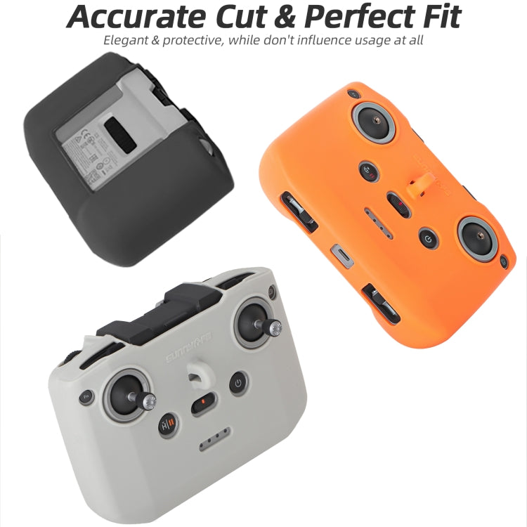 For DJI Neo / Mini 4 Pro / RC-N3 / RC-N2 / RC-N1 Sunnylife Controller Protective Cover Silicone Case with Neck Strap (Grey) - Cases & Bags by Sunnylife | Online Shopping UK | buy2fix