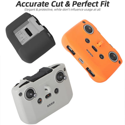 For DJI Neo / Mini 4 Pro / RC-N3 / RC-N2 / RC-N1 Sunnylife Controller Protective Cover Silicone Case with Neck Strap (Grey) - Cases & Bags by Sunnylife | Online Shopping UK | buy2fix