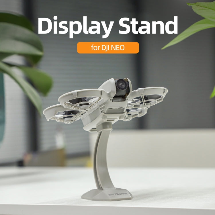 For DJI Neo Sunnylife Desktop Display Stand Drone Mount Exhibition Base Bracket (Grey) - Mount & Holder by Sunnylife | Online Shopping UK | buy2fix