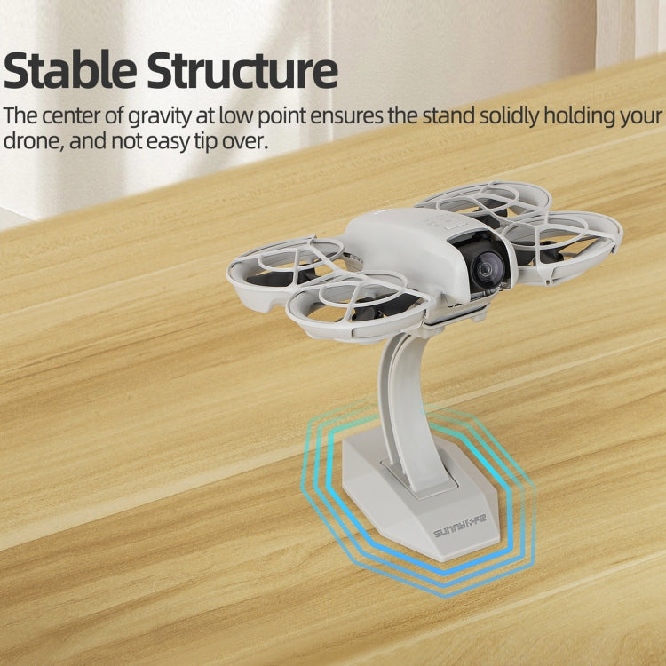 For DJI Neo Sunnylife Desktop Display Stand Drone Mount Exhibition Base Bracket (Grey) - Mount & Holder by Sunnylife | Online Shopping UK | buy2fix