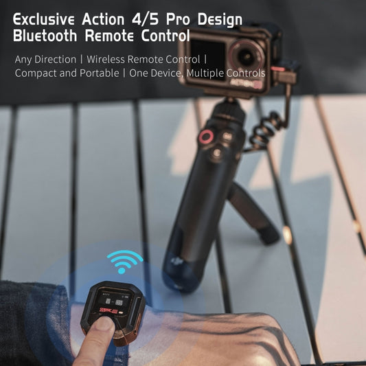 For DJI Osmo Action 5 Pro / 4 GPS Bluetooth Remote Control (Black) - Other by STARTRC | Online Shopping UK | buy2fix