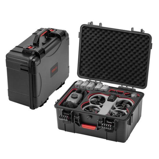 For DJI Avata 360 STARTRC Portable Waterproof Suitcase Motion-Sensing Fly Kit Storage Box (Black)