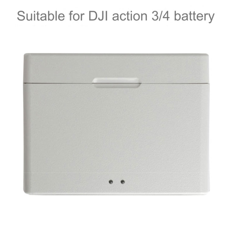 For DJI Osmo Action 4 / 3 Battery Charger Box Charging HUB (White) by buy2fix