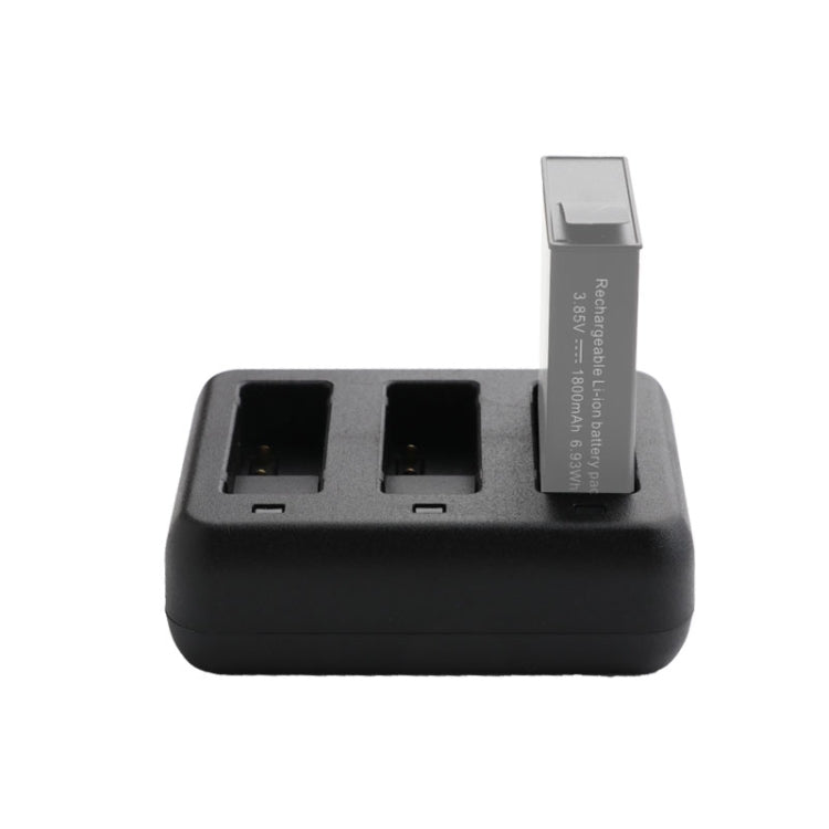 For DJI Osmo Action 4 / 3 Tri-Slot Batteries Charger (Black) by buy2fix