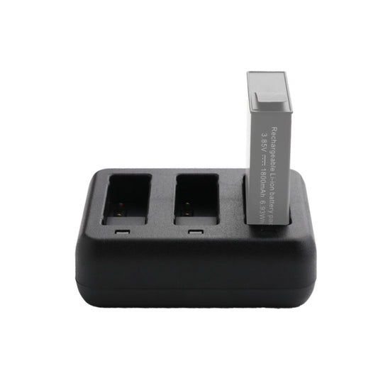 For DJI Osmo Action 4 / 3 Tri-Slot Batteries Charger (Black) by buy2fix
