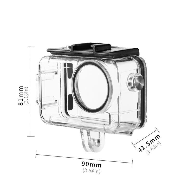 For DJI Osmo Action 5 Pro / 3 / 4 STARTRC 40m Underwater Waterproof Housing Diving Case (Transparent) - Case & Bags by STARTRC | Online Shopping UK | buy2fix