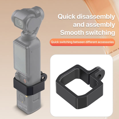 For DJI OSMO Pocket 3 Expansion Bracket Adapter (Black) by buy2fix