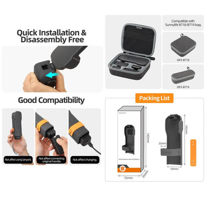 For DJI Osmo Pocket 3 Sunnylife Storage Box Protective Case Cover (Black) - Case & Bags by Sunnylife | Online Shopping UK | buy2fix