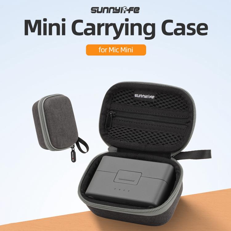 For DJI Mic Mini Sunnylife Portable Protective Box Storage Bag (Black) - DJI Mic Series by Sunnylife | Online Shopping UK | buy2fix