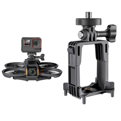 For DJI Avata 2 STARTRC Action Camera Holder Mount Drone Expansion Bracket (Black) by STARTRC