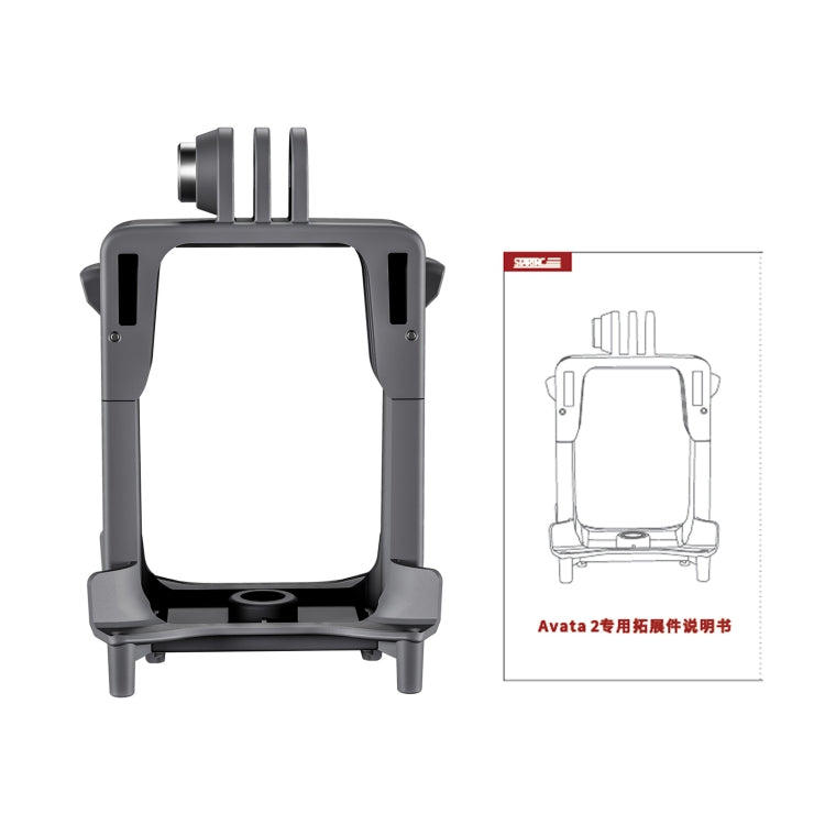 For DJI Avata 2 STARTRC Action Camera Holder Mount Drone Expansion Bracket (Black) by STARTRC