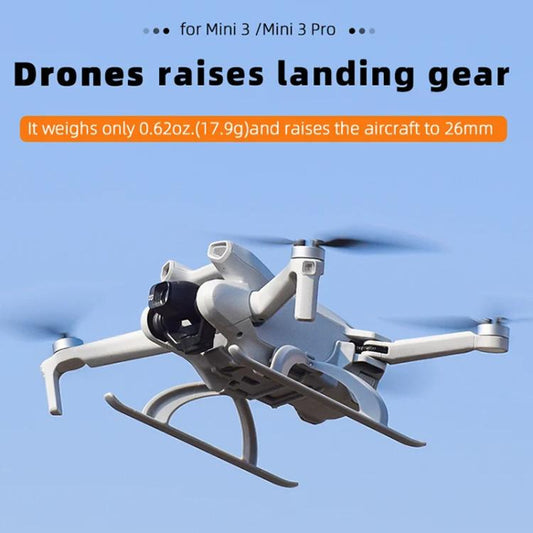 For DJI Mini 3 / 3 Pro BRDRC Folding Heightened Landing Gear Training Rack (Grey) - Mount & Holder by BRDRC | Online Shopping UK | buy2fix