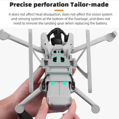 For DJI Mini 3 / 3 Pro BRDRC Folding Heightened Landing Gear Training Rack (Grey) - Mount & Holder by BRDRC | Online Shopping UK | buy2fix