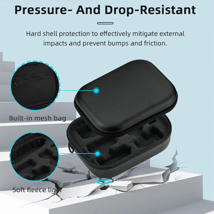 For DJI OSMO Pocket 3 BRDRC Full Set Portable Carrying Case Shoulder Storage Bag (Black) - Case & Bags by BRDRC | Online Shopping UK | buy2fix
