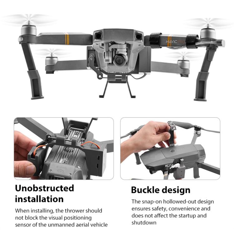 For DJI Mavic Pro BRDRC Air-Dropping System Thrower Parabolic (Grey) - Other by BRDRC | Online Shopping UK | buy2fix