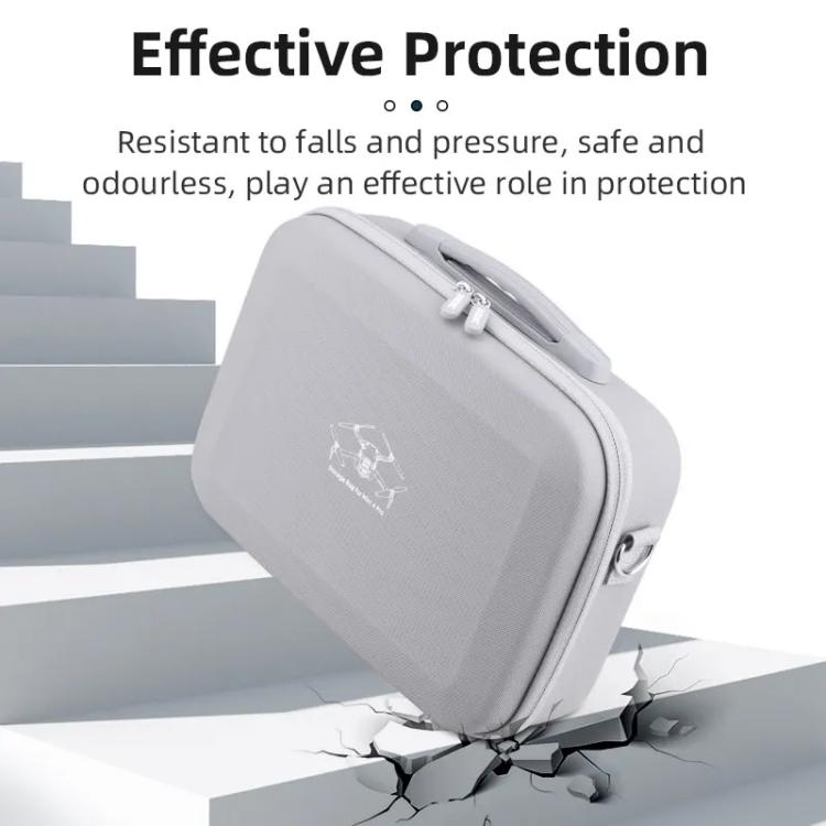 For DJI Mini 4 Pro BRDRC Shoulder Drone Remote Control Storage Carrying Bag (Grey) - Carry Cases & Bags by BRDRC | Online Shopping UK | buy2fix