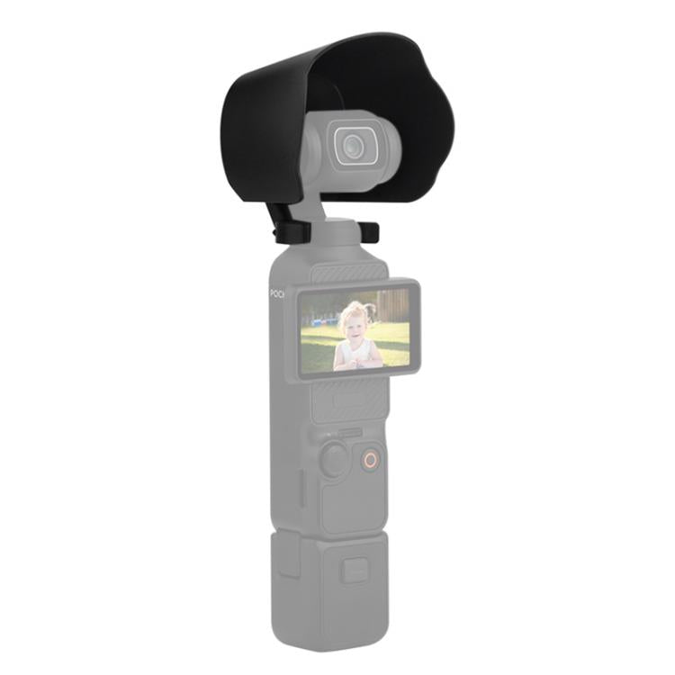 For DJI OSMO Pocket 3 BRDRC Sunshade Lens Protective Cover Hood (Black) - Lens Accessories by BRDRC | Online Shopping UK | buy2fix