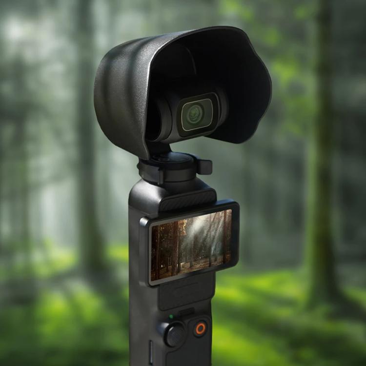 For DJI OSMO Pocket 3 BRDRC Sunshade Lens Protective Cover Hood (Black) - Lens Accessories by BRDRC | Online Shopping UK | buy2fix