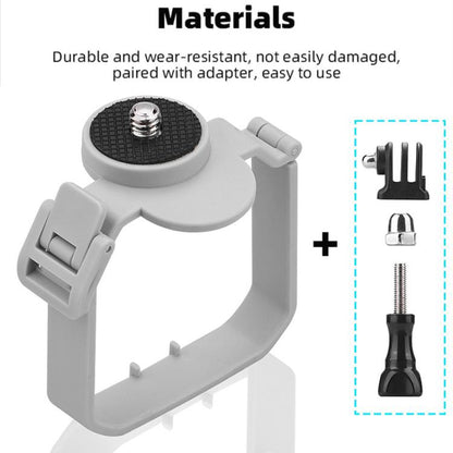 For DJI Mini 4 Pro BRDRC Action Camera Holder Bracket Adapter Drone Gimbal Extension Mount (Grey) - Mount & Holder by BRDRC | Online Shopping UK | buy2fix
