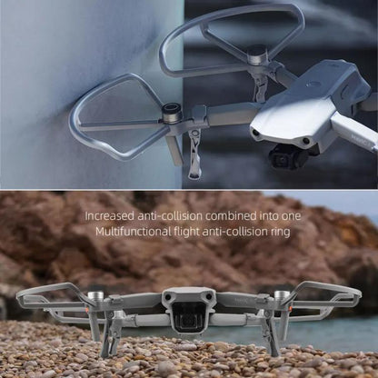For DJI Mavic Air 2 / Air 2S BRDRC Drone Propeller Protective Guard Anti-collision Ring (Grey) - Holder Series by BRDRC | Online Shopping UK | buy2fix