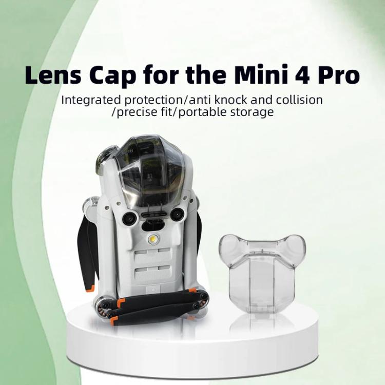 For DJI Mini 4 Pro BRDRC Lens Protective Cover Gimbal Cover (Transparent Black) - Other by BRDRC | Online Shopping UK | buy2fix