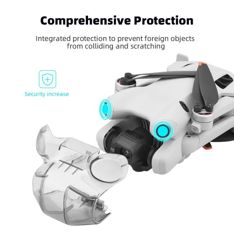 For DJI Mini 4 Pro BRDRC Lens Protective Cover Gimbal Cover (Transparent Black) - Other by BRDRC | Online Shopping UK | buy2fix