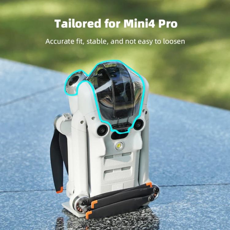 For DJI Mini 4 Pro BRDRC Lens Protective Cover Gimbal Cover (Transparent Black) - Other by BRDRC | Online Shopping UK | buy2fix