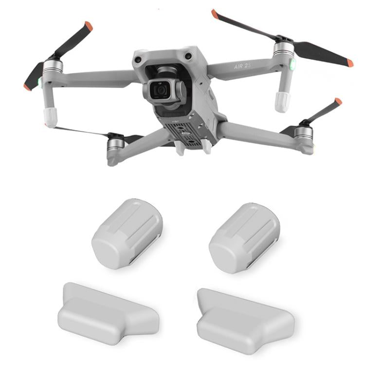 For DJI Mavic Air 2S BRDRC Drone Legs Feet Cover Protective Pad Dust-proof Cover (Grey) - Holder Series by BRDRC | Online Shopping UK | buy2fix