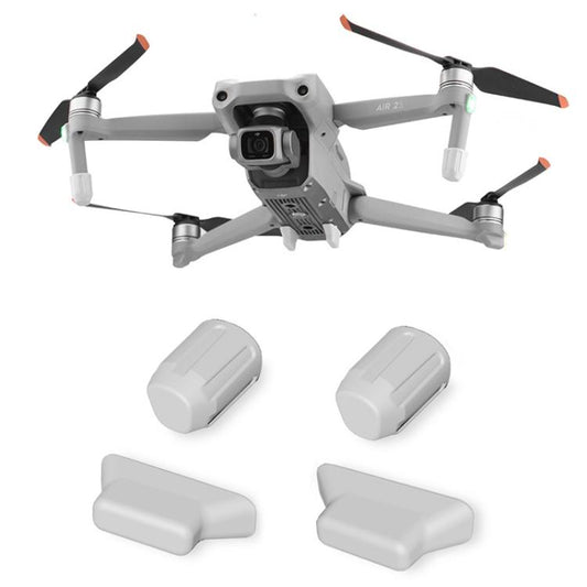 For DJI Mavic Air 2S BRDRC Drone Legs Feet Cover Protective Pad Dust-proof Cover (Grey) - Holder Series by BRDRC | Online Shopping UK | buy2fix