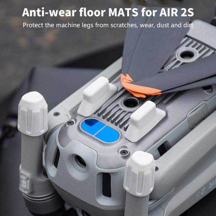 For DJI Mavic Air 2S BRDRC Drone Legs Feet Cover Protective Pad Dust-proof Cover (Grey) - Holder Series by BRDRC | Online Shopping UK | buy2fix