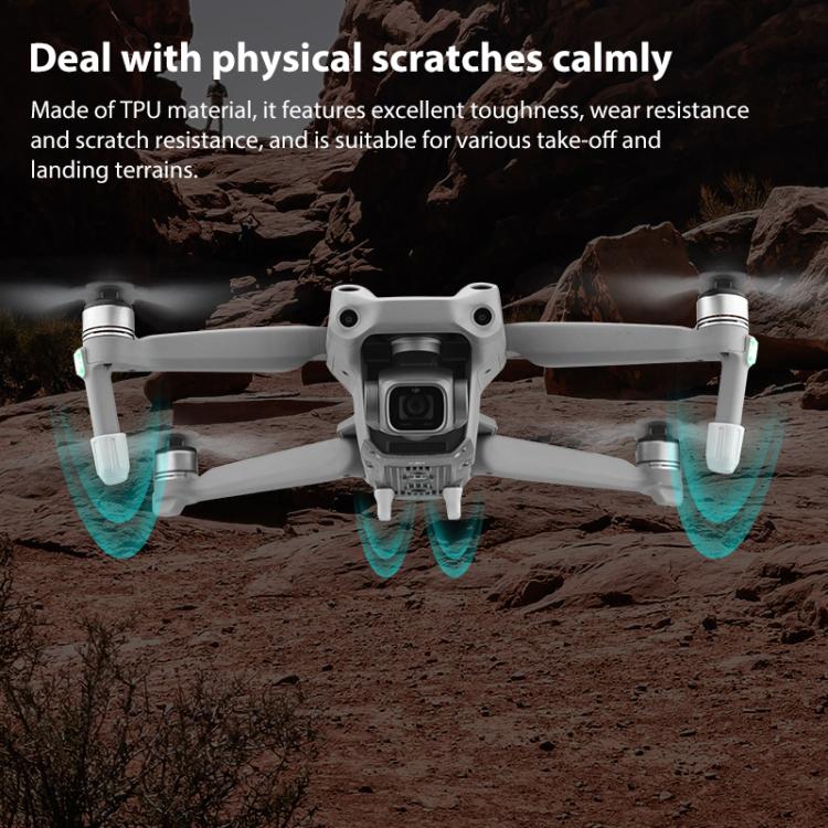 For DJI Mavic Air 2S BRDRC Drone Legs Feet Cover Protective Pad Dust-proof Cover (Grey) - Holder Series by BRDRC | Online Shopping UK | buy2fix