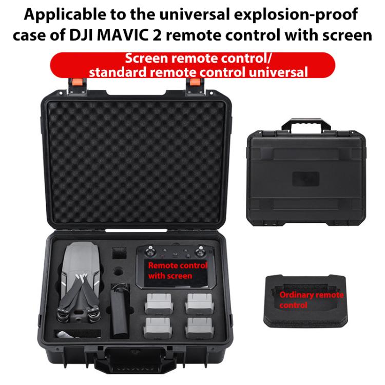 For DJI Mavic 2 BRDRC Safety Carrying Storage Bag Waterproof Explosion-proof Box (Black) - Backpacks & Bags by BRDRC | Online Shopping UK | buy2fix
