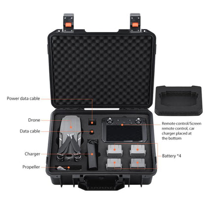 For DJI Mavic 2 BRDRC Safety Carrying Storage Bag Waterproof Explosion-proof Box (Black) - Backpacks & Bags by BRDRC | Online Shopping UK | buy2fix