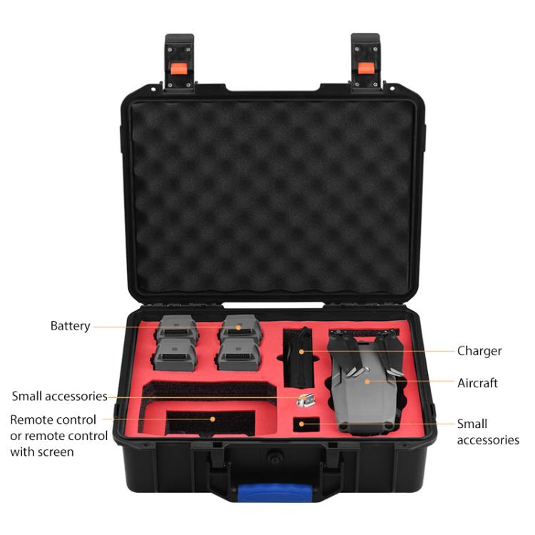 For DJI Mavic 2 BRDRC Crossbody Safety Carrying Storage Bag Waterproof Explosion-proof Box (Black) - Backpacks & Bags by BRDRC | Online Shopping UK | buy2fix