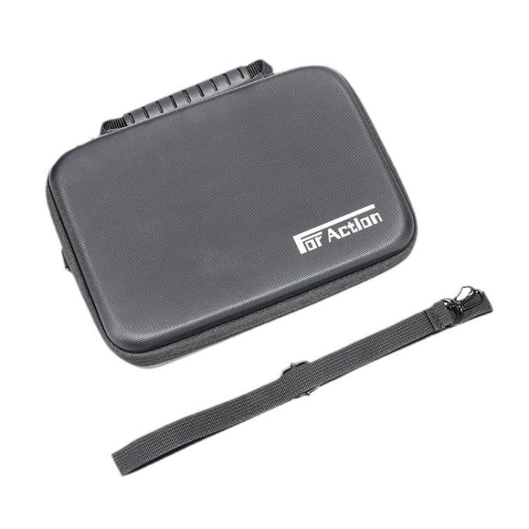 For DJI Osmo Action 5 Pro / 4 / 3 Hand Strap Shoulder Bag Camera and Accessories PU Storage Bag (Black) - Case & Bags by buy2fix | Online Shopping UK | buy2fix