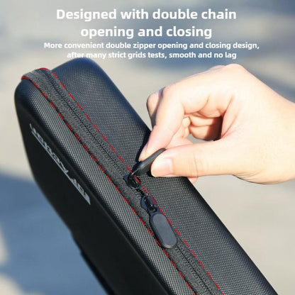 For DJI Osmo Action 5 Pro / 4 / 3 Hand Strap Shoulder Bag Camera and Accessories PU Storage Bag (Black) - Case & Bags by buy2fix | Online Shopping UK | buy2fix