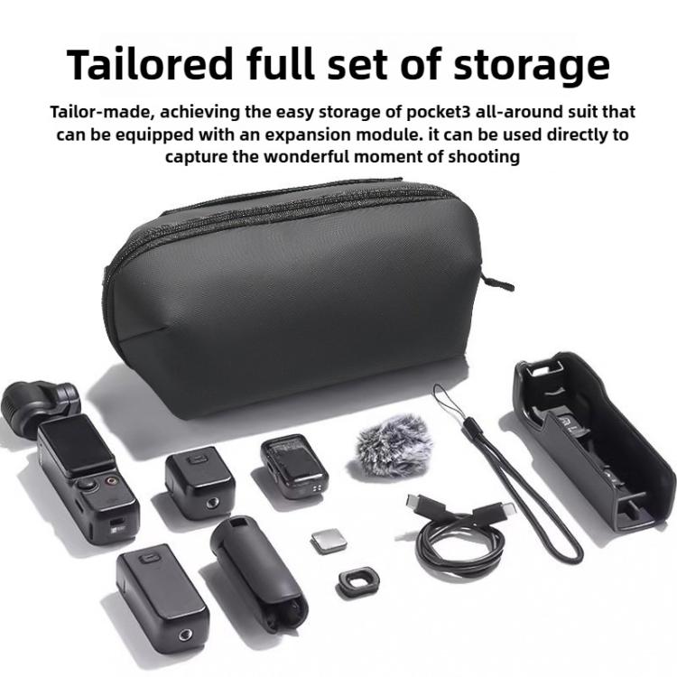 For DJI OSMO Pocket 3 Portable Carrying Case Body Storage Bag with Strap (Black) - Case & Bags by buy2fix | Online Shopping UK | buy2fix
