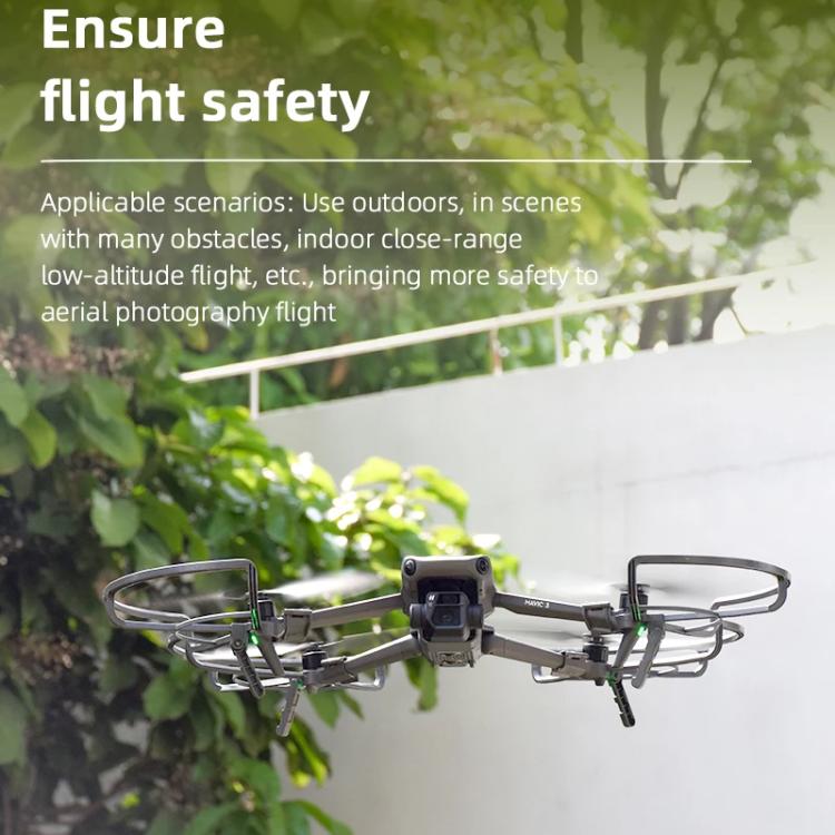For DJI Mavic 3 / 3 Pro BRDRC Drone Propeller Protective Guard Anti-collision Ring (Grey) - Holder Series by BRDRC | Online Shopping UK | buy2fix