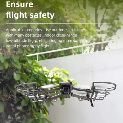 For DJI Mavic 3 / 3 Pro BRDRC Drone Propeller Protective Guard Anti-collision Ring (Grey) - Holder Series by BRDRC | Online Shopping UK | buy2fix