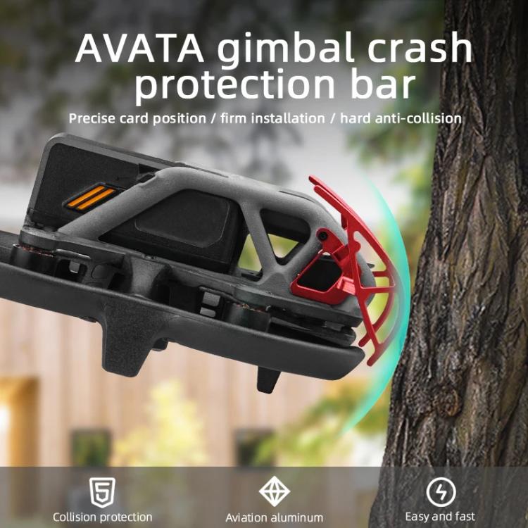 For DJI Avata BRDRC Gimbal Lens Anti-collision Aluminum Alloy Guard Bumper (Black) - Other by BRDRC | Online Shopping UK | buy2fix