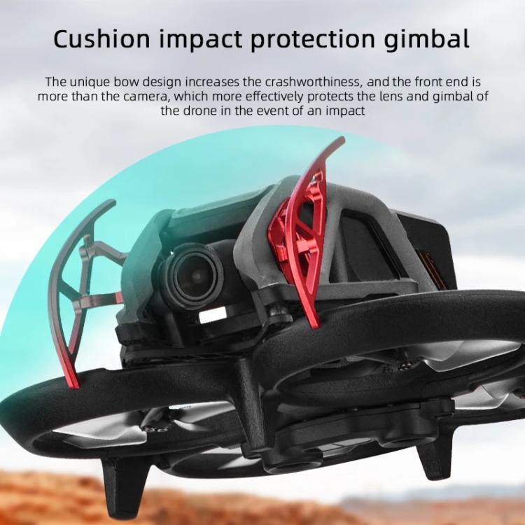 For DJI Avata BRDRC Gimbal Lens Anti-collision Aluminum Alloy Guard Bumper (Black) - Other by BRDRC | Online Shopping UK | buy2fix