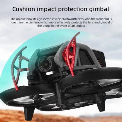 For DJI Avata BRDRC Gimbal Lens Anti-collision Aluminum Alloy Guard Bumper (Black) - Other by BRDRC | Online Shopping UK | buy2fix