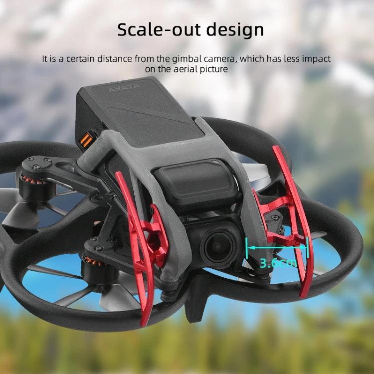 For DJI Avata BRDRC Gimbal Lens Anti-collision Aluminum Alloy Guard Bumper (Black) - Other by BRDRC | Online Shopping UK | buy2fix